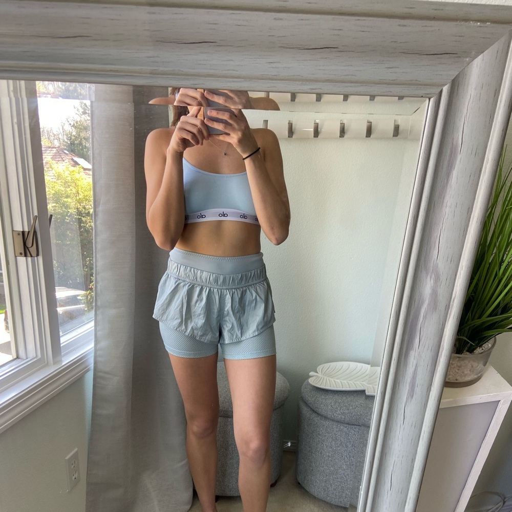 Adidas by Stella McCartney Two in One Running Shorts